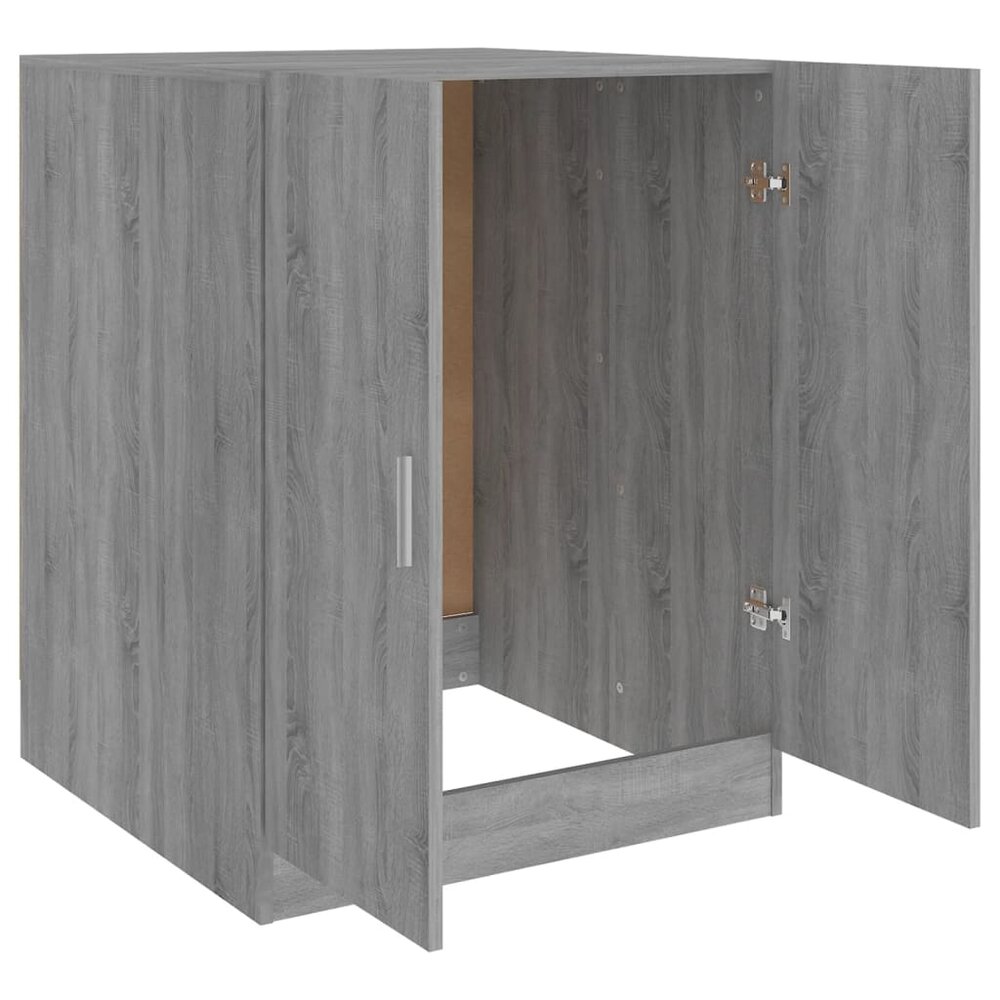 Wasmachinekast 71x71,5x91,5 cm grijs sonoma eikenkleurig
