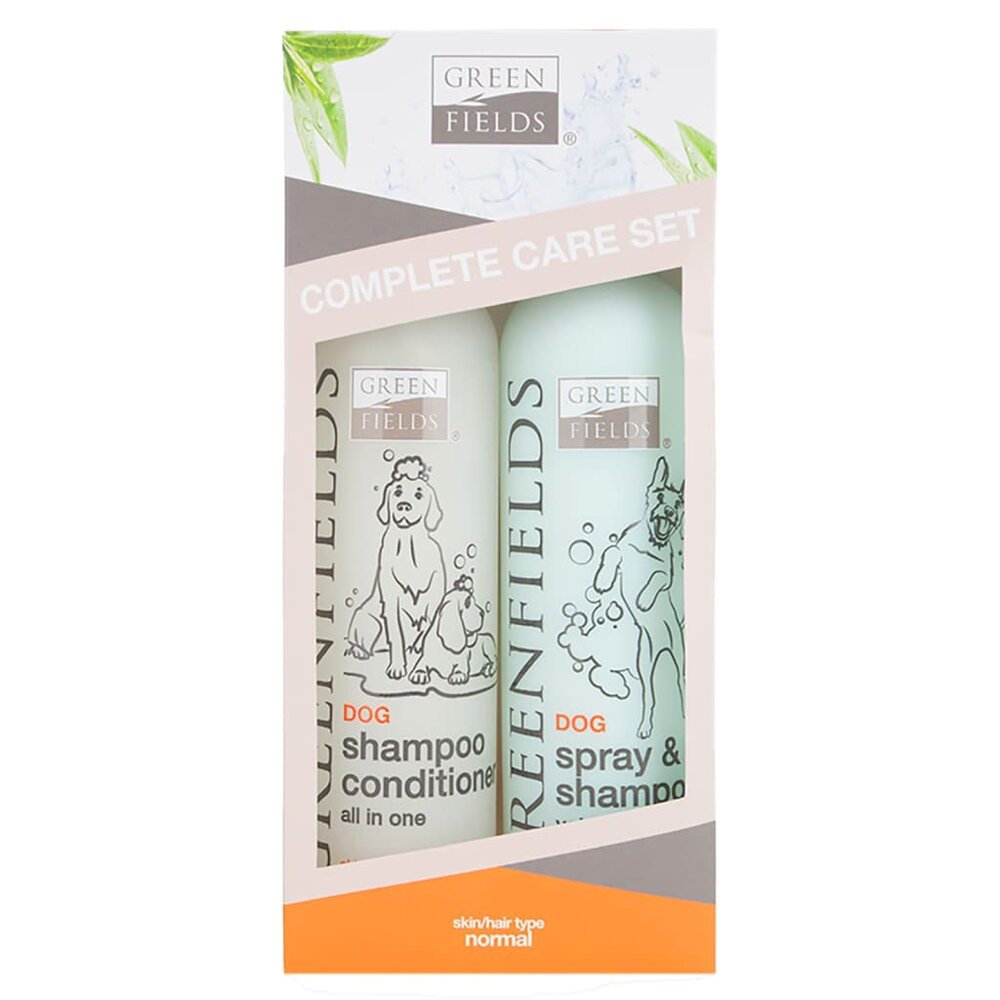 Hondenverzorgingsset shampoo en spray 2 x 250 ml