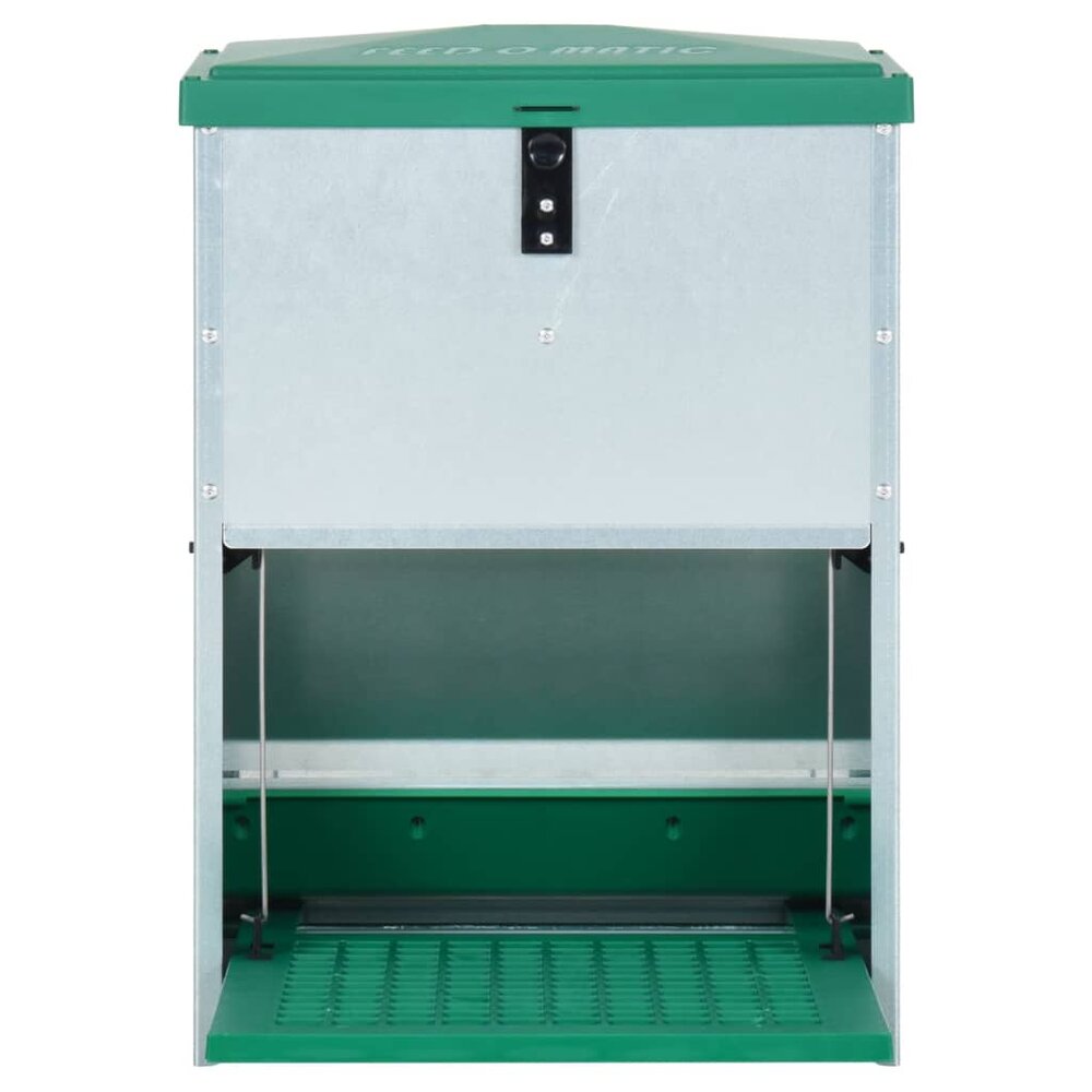 Pluimveevoerbak automatisch met pedaal 12 kg