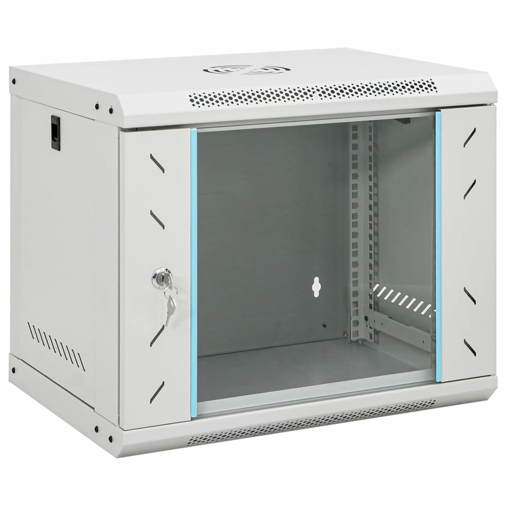 Netwerkkast wandgemonteerd 9U 19&amp;quot; IP20 53x40x45 cm