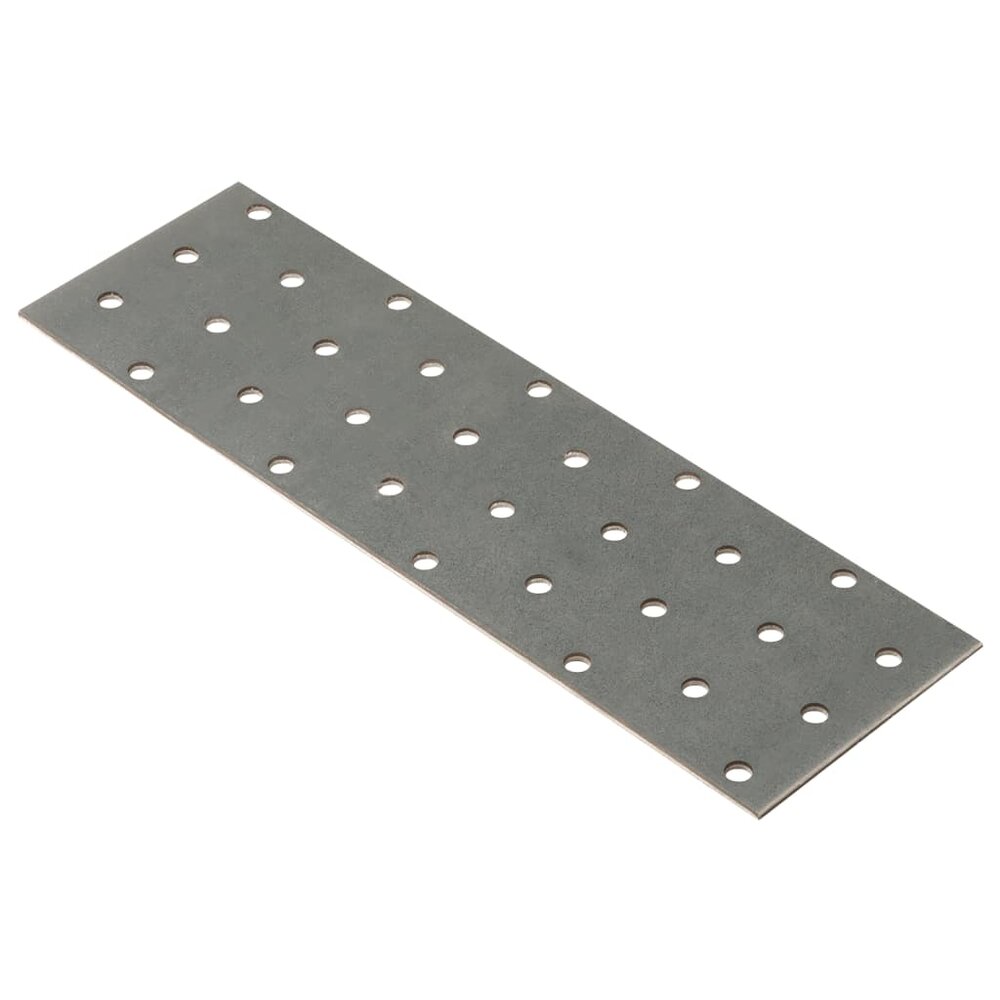 Platen geperforeerd 40 st 2 mm 200x60 mm gegalvaniseerd staal