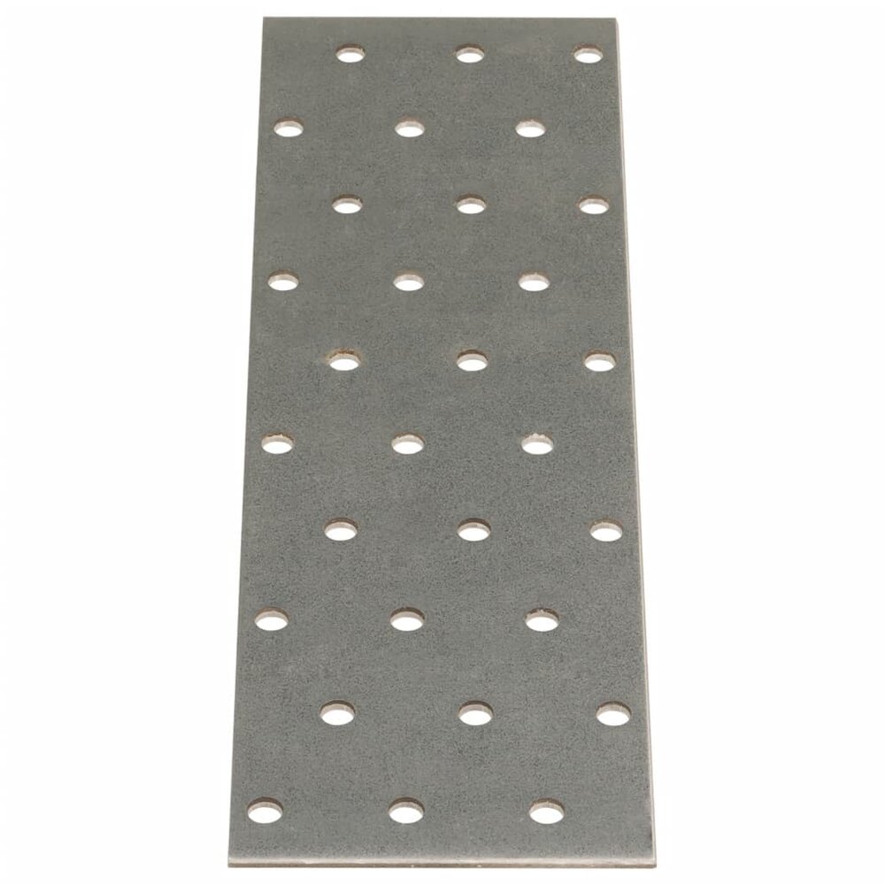 Platen geperforeerd 40 st 2 mm 200x60 mm gegalvaniseerd staal