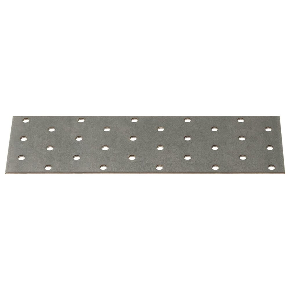 Platen geperforeerd 40 st 2 mm 200x60 mm gegalvaniseerd staal