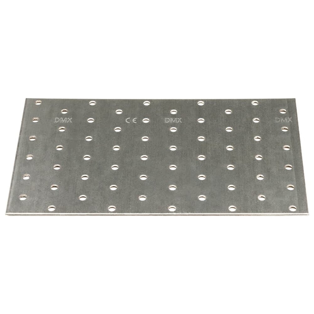 Platen geperforeerd 20 st 2 mm 200x120 mm gegalvaniseerd staal