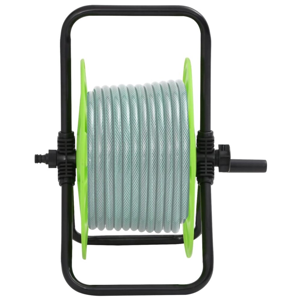 Slanghaspel voor 45 m 1/2&amp;quot; slang vrijstaand staal groen