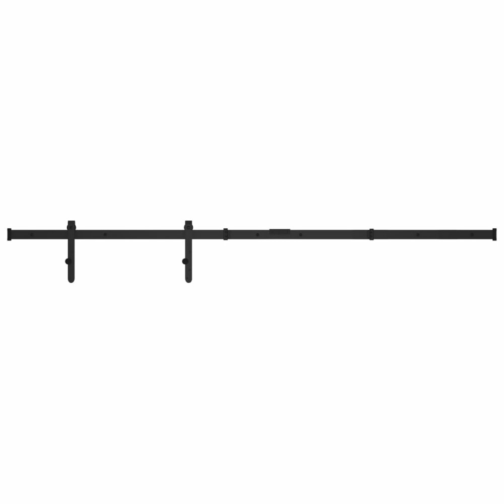 Ophangset voor minischuifdeur 122 cm koolstofstaal