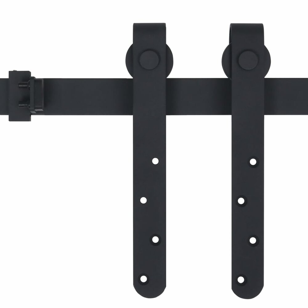 Ophangset voor minischuifdeur 122 cm koolstofstaal