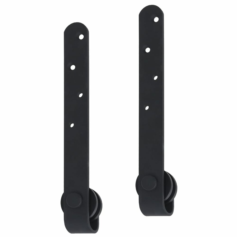 Ophangset voor minischuifdeur 122 cm koolstofstaal