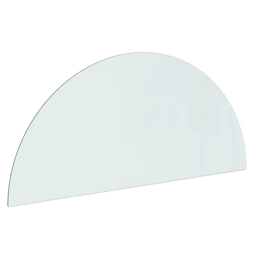 Glasplaat voor open haard halfrond 1200x500 mm