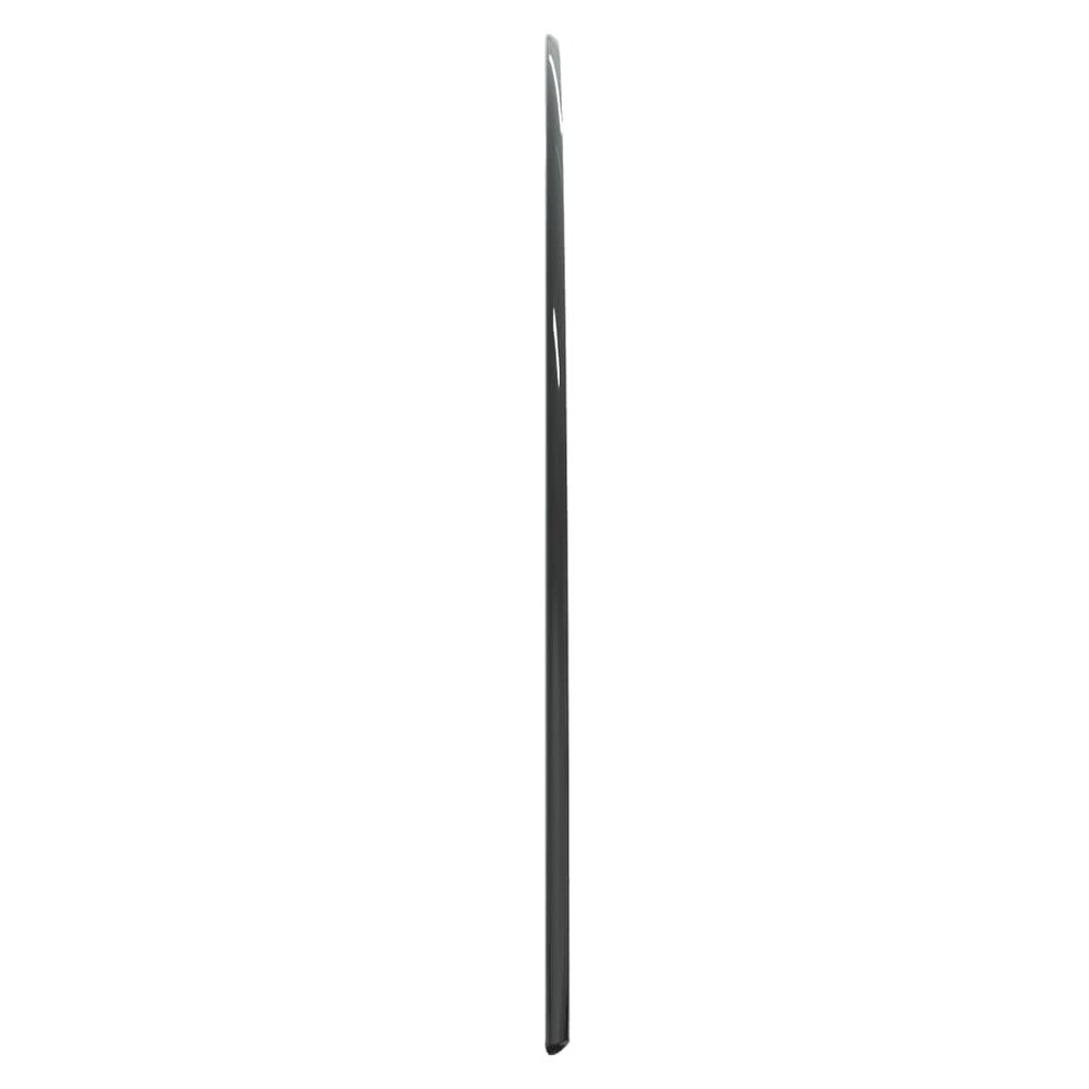 Glasplaat voor open haard halfrond 1200x500 mm