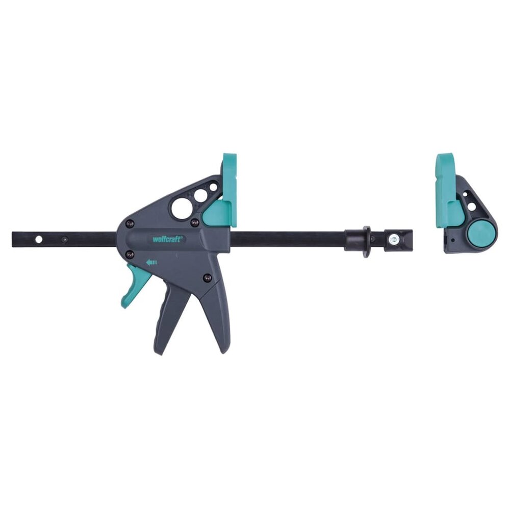 Werktafelklem PRO 65-150-W zwart en groen