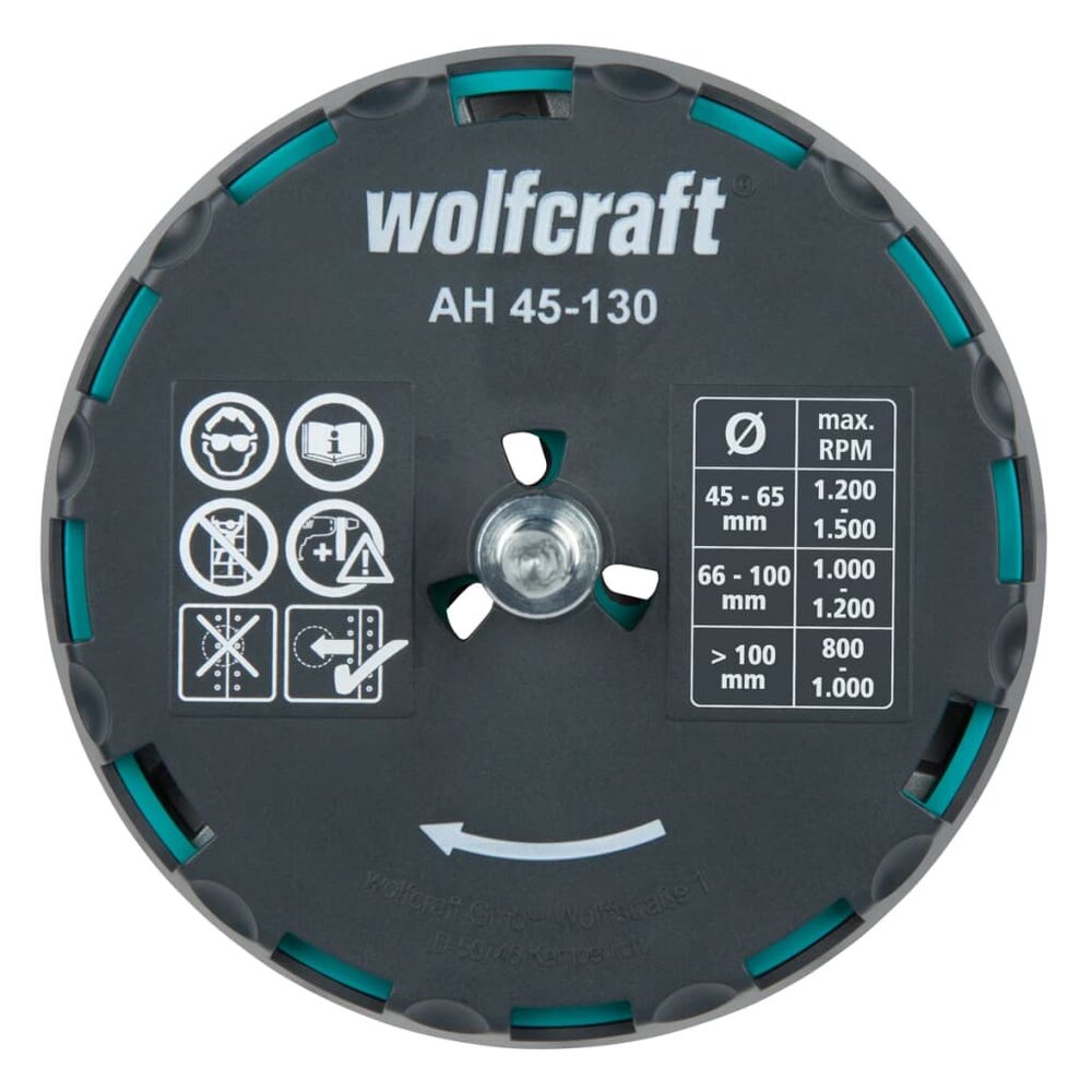 Verstelbare gatenzaag AH 45-130 30 mm metaal 5978000