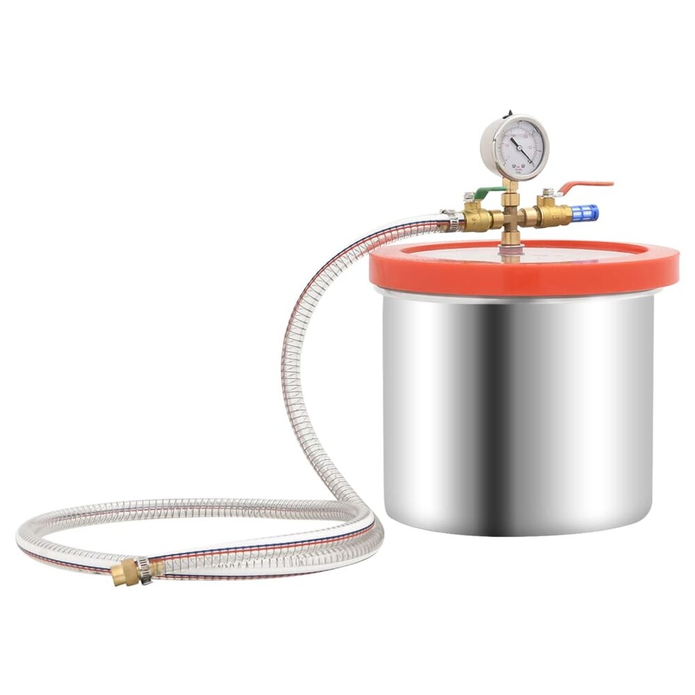 Vacu&uuml;mkamer met 1-traps pomp 7,4 L