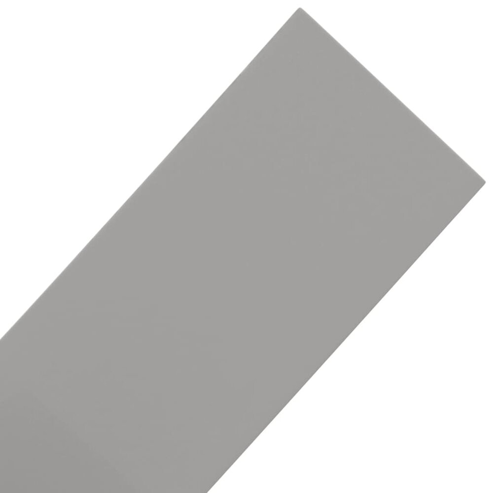 Tuinranden 4 st 10 m 15 cm polyetheen grijs