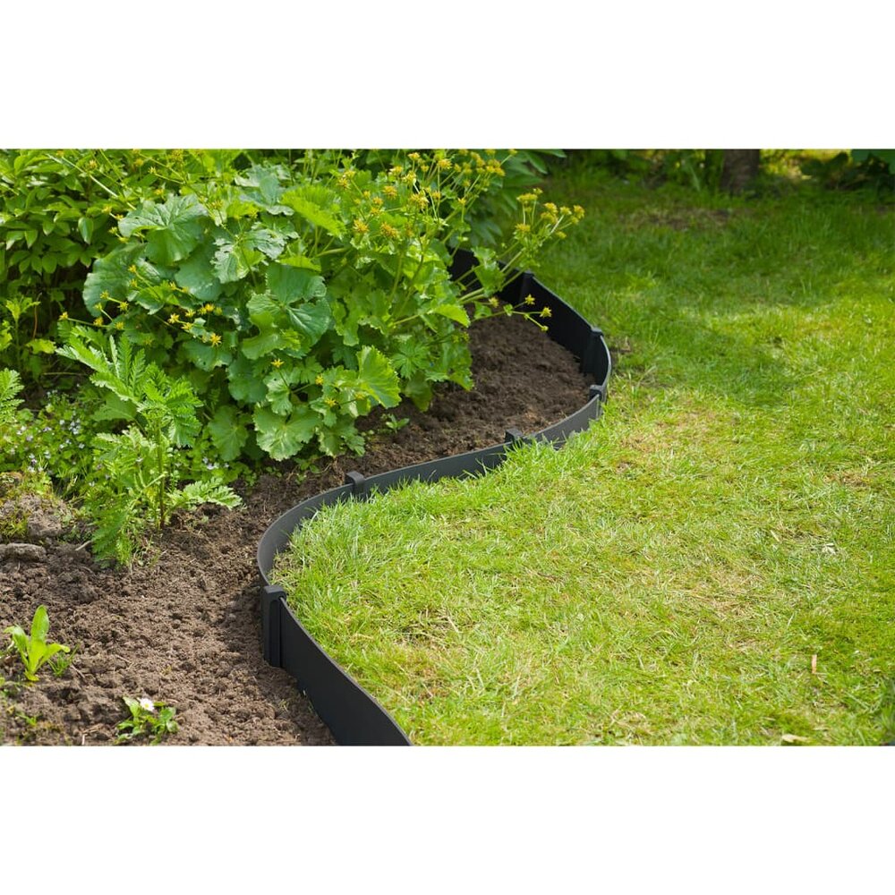 Borderrandset H7,5 cm x 10 m met pen zwart