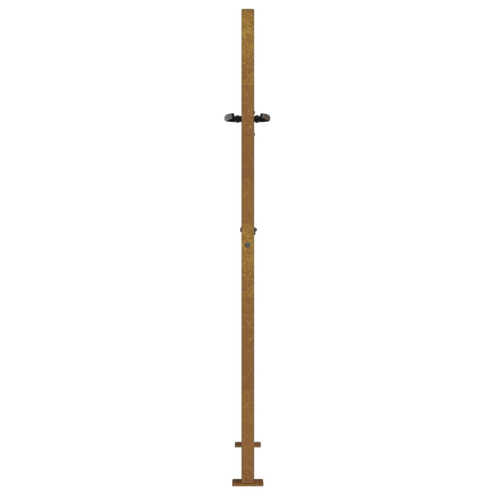Poort grasontwerp 105x130 cm cortenstaal