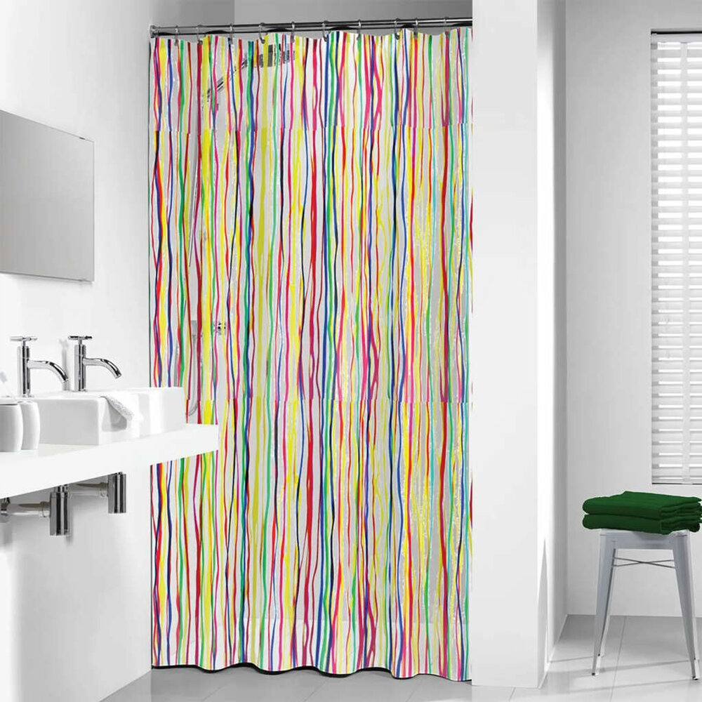 Douchegordijn Rigato 180x200 cm meerkleurig