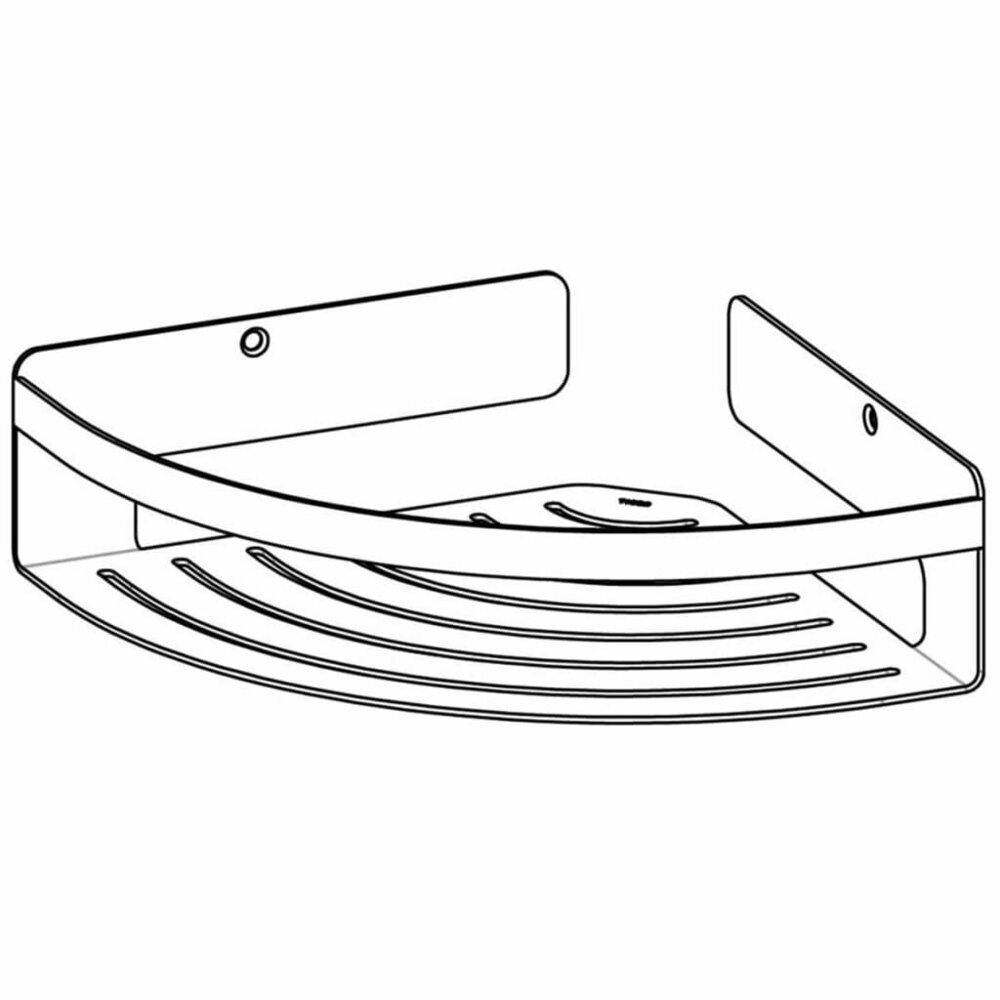 Hoekkorf Caddy zilver groot 1400630946