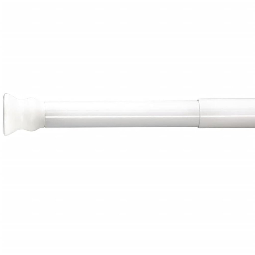 Douchegordijnstang telescopisch 70-115 cm wit 55101