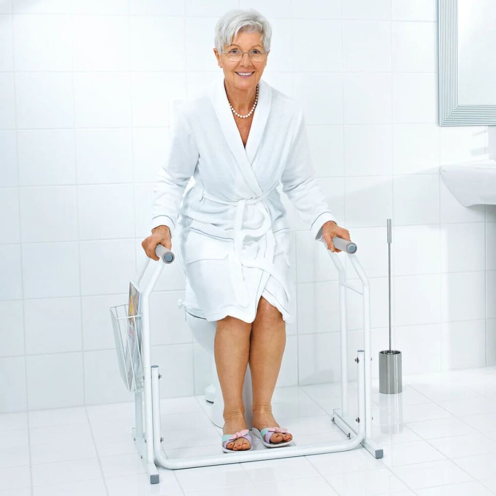Toiletgreep mobiel 150 kg wit A0110101