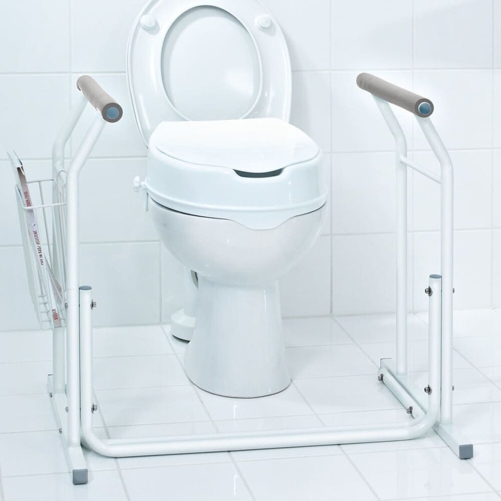 Toiletgreep mobiel 150 kg wit A0110101