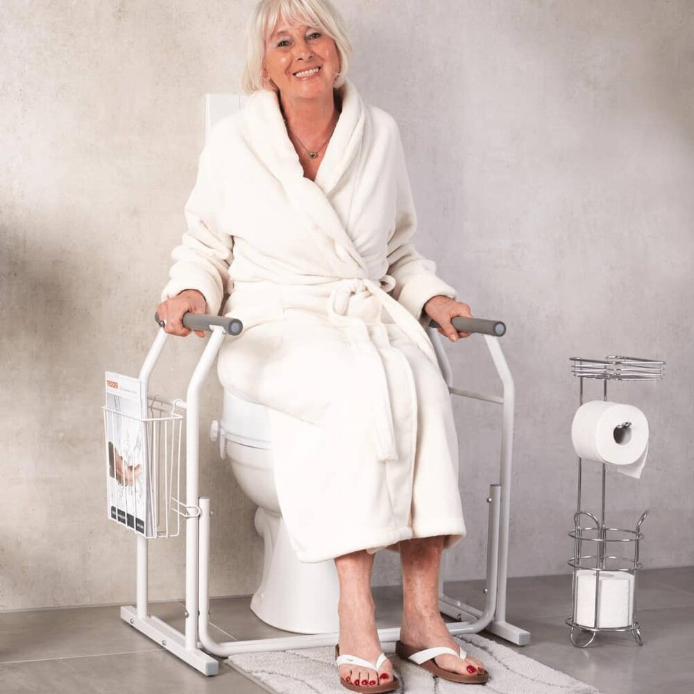 Toiletgreep mobiel 150 kg wit A0110101