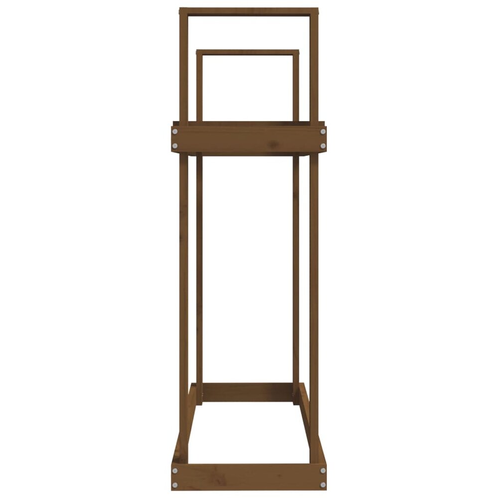 Haardhoutrek 110x35x108,5 cm massief grenenhout honingbruin