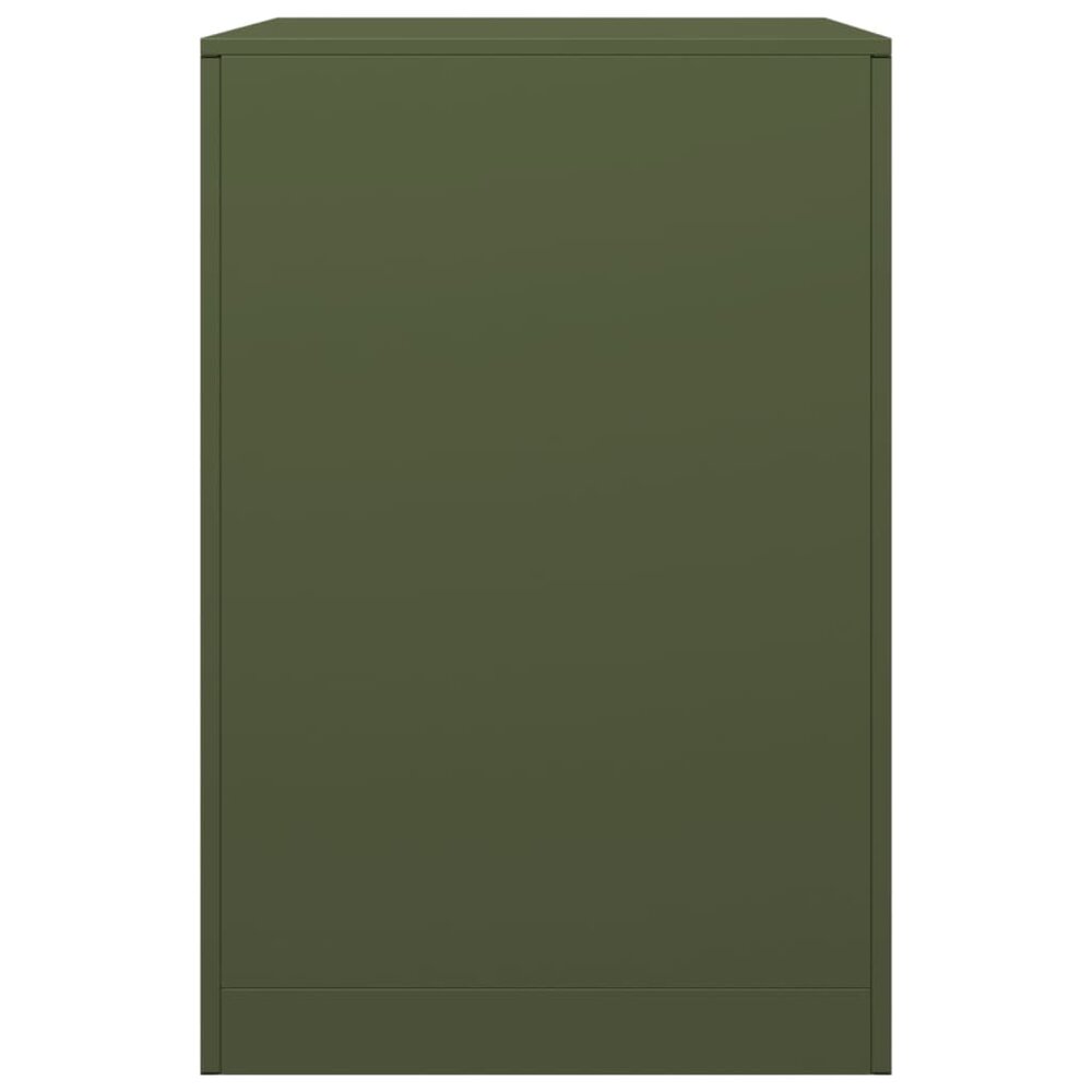 Haardhoutrek 60x40x60 cm staal groen