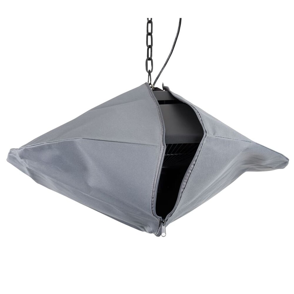 Hoes voor hangende verwarmer Spica Square grijs