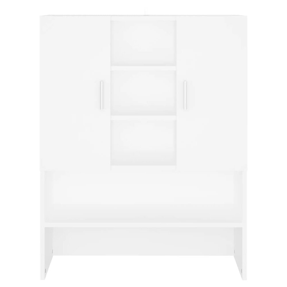 Wasmachinekast 70,5x25,5x90 cm wit