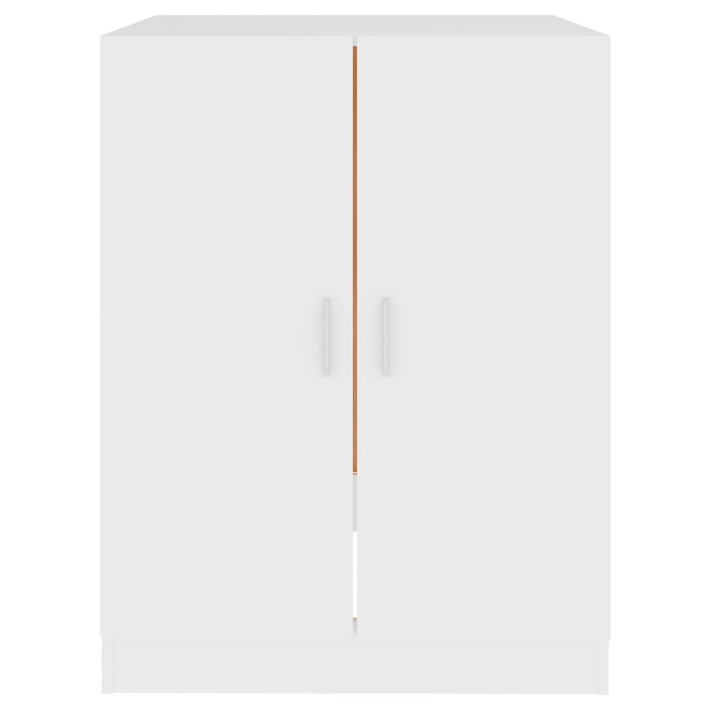 Wasmachinekast 71x71,5x91,5 cm wit