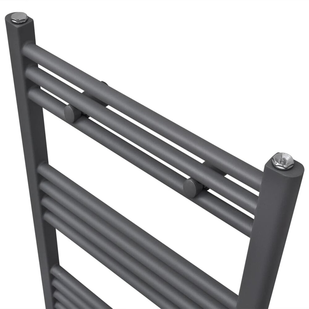 Radiator / handdoekenrek recht 500x764 mm grijs