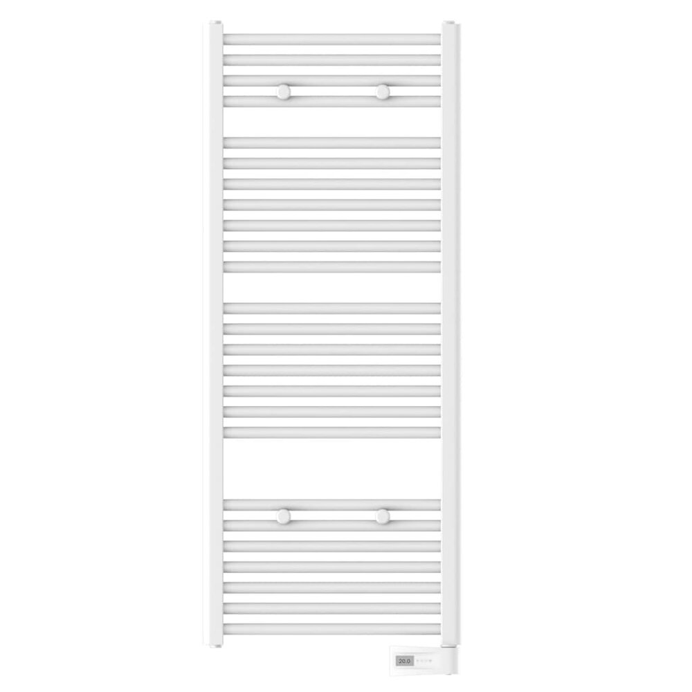 Badkamerradiator met timer 120x50x15 cm wit