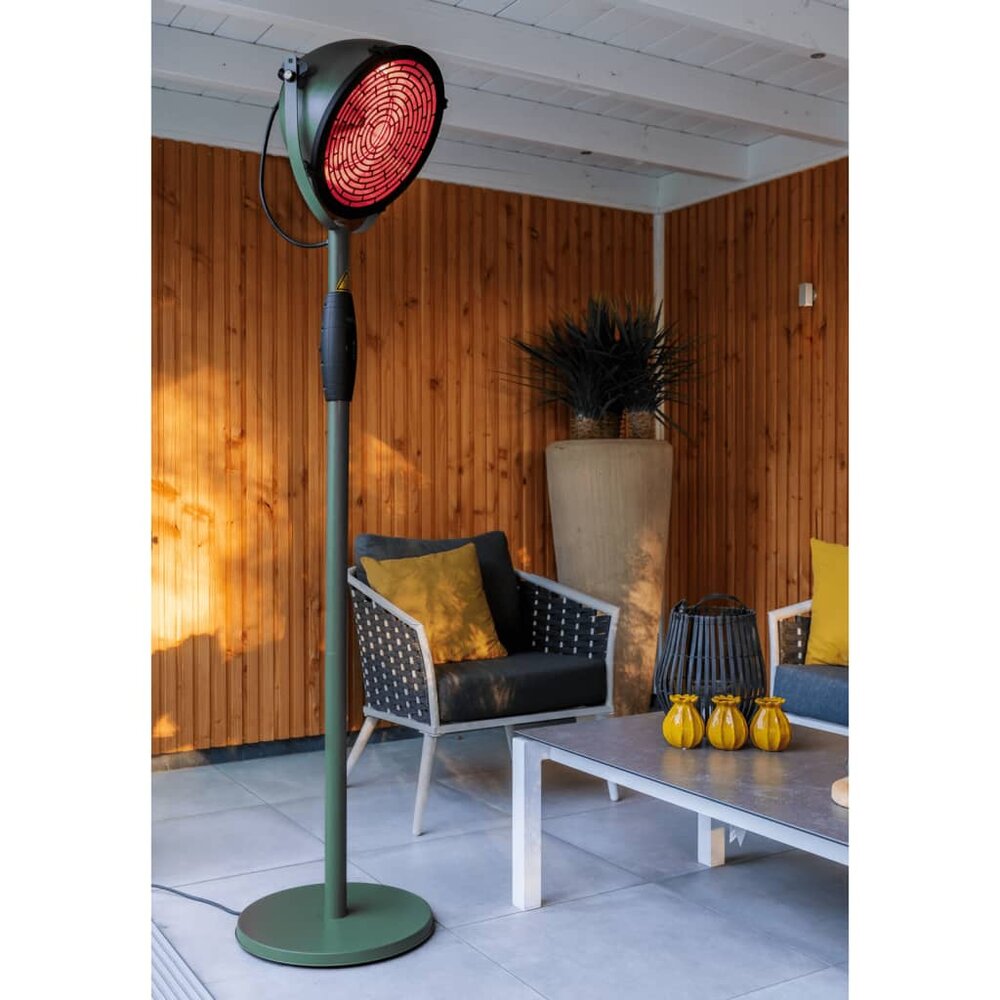 Heater Indus Ultra Jade Smart staand 2100 W ros&eacute;goud groen