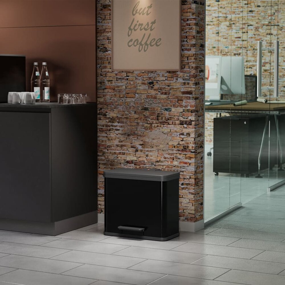 Pedaalemmer Oko Trio Plus maat L 3x9 L zwart 0633-260
