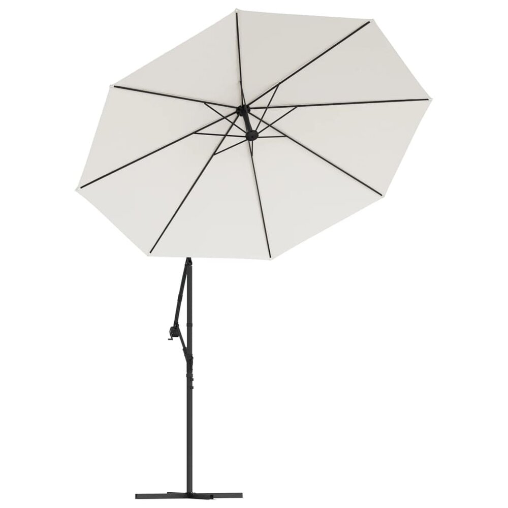Vervangingsdoek voor zweefparasol 300 cm zandwit
