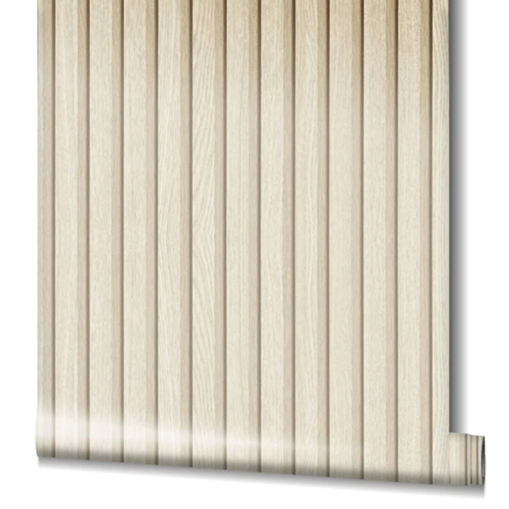 Behang Botanica Wooden Slats beige