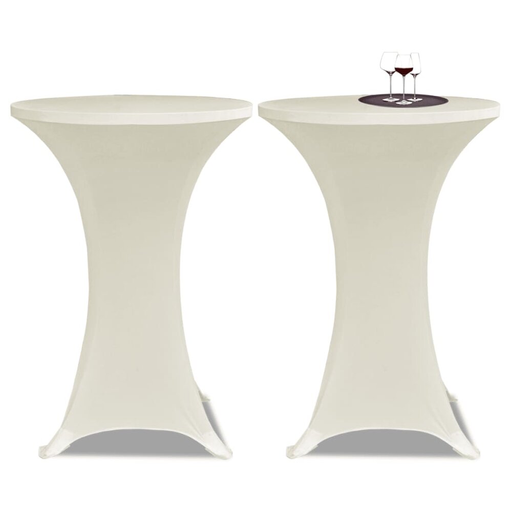 Statafelhoes Stretch &Oslash;80cm Cr&egrave;me (2 stuks)