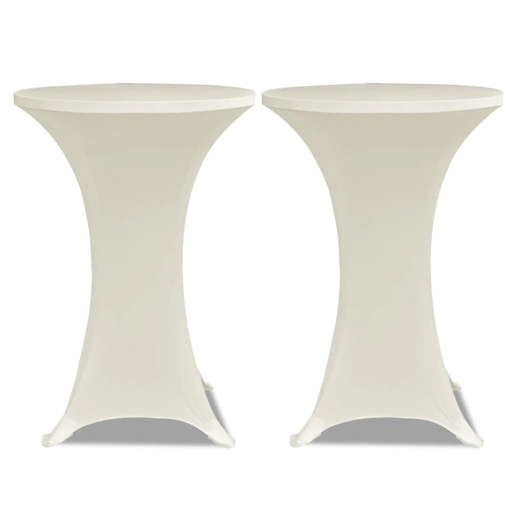 Statafelhoes Stretch &Oslash;80cm Cr&egrave;me (2 stuks)