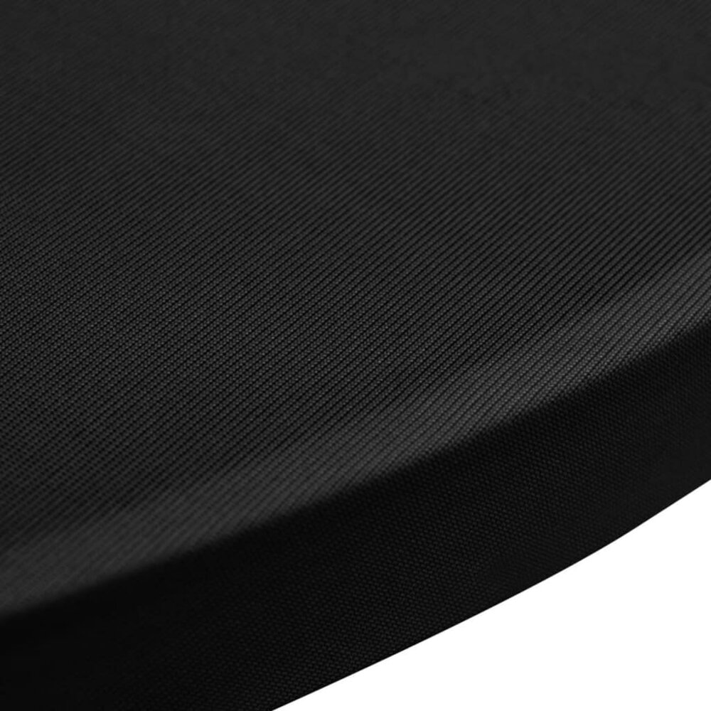 Statafelhoes 4 st stretch &Oslash;80 cm zwart