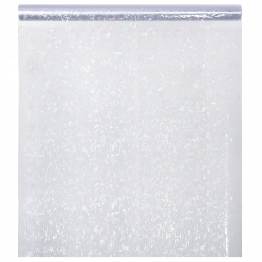 Raamfolies 5 st mat 3D regenboogpatroon PVC