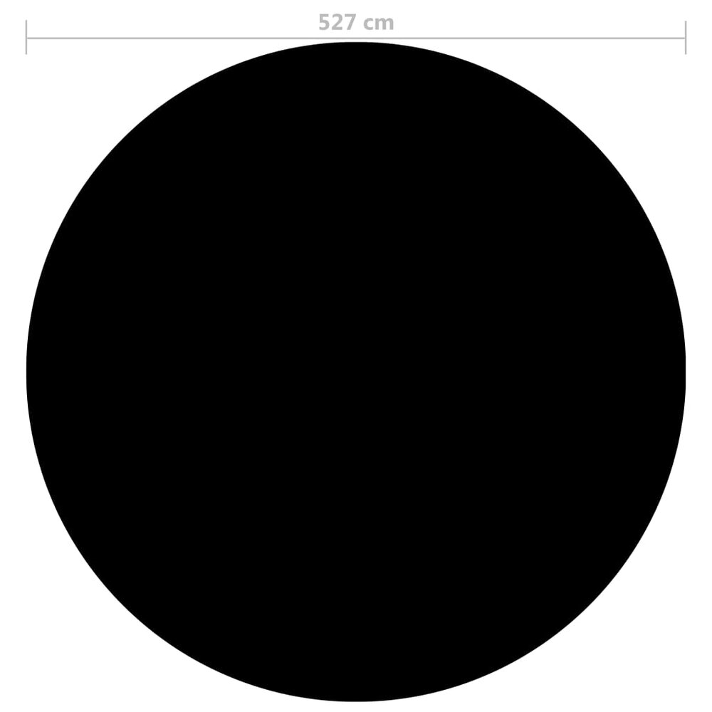 Zwembadhoes 527 cm PE zwart