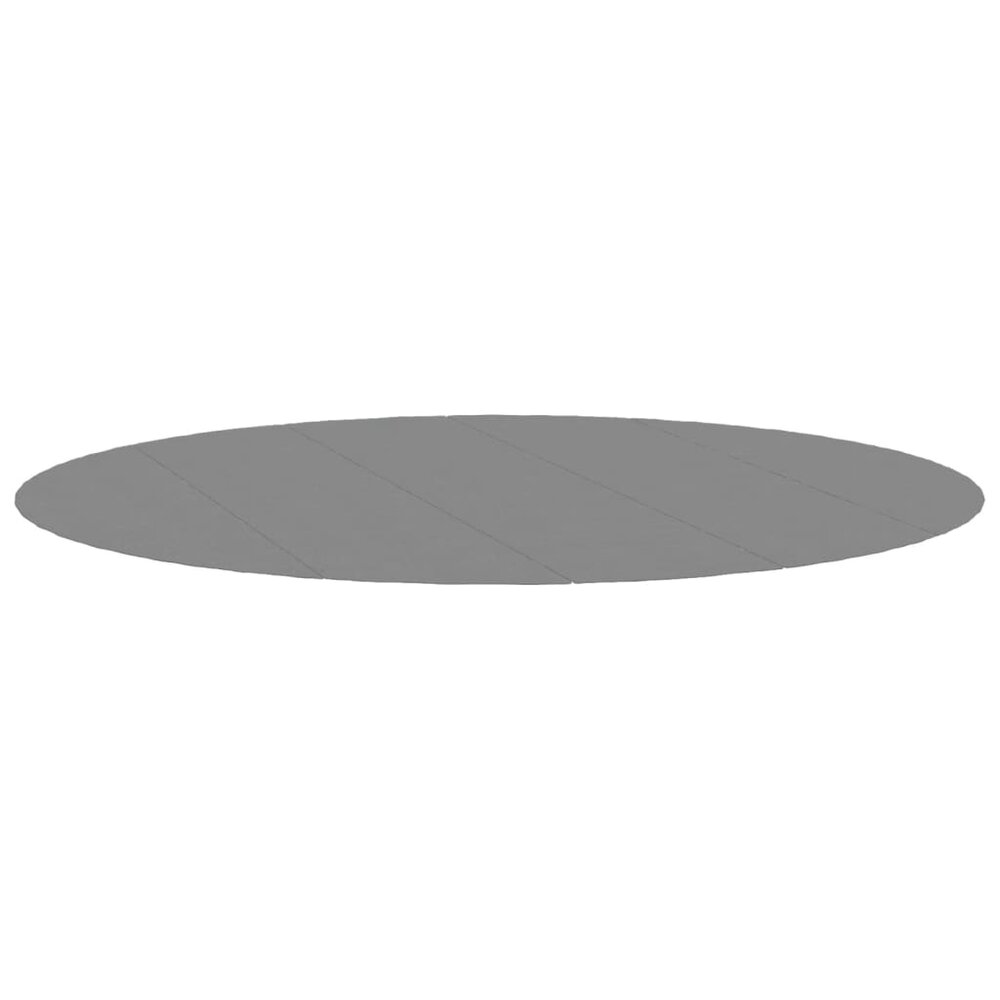 Zwembadgrondzeil &Oslash;550 cm polyester geotextiel lichtgrijs
