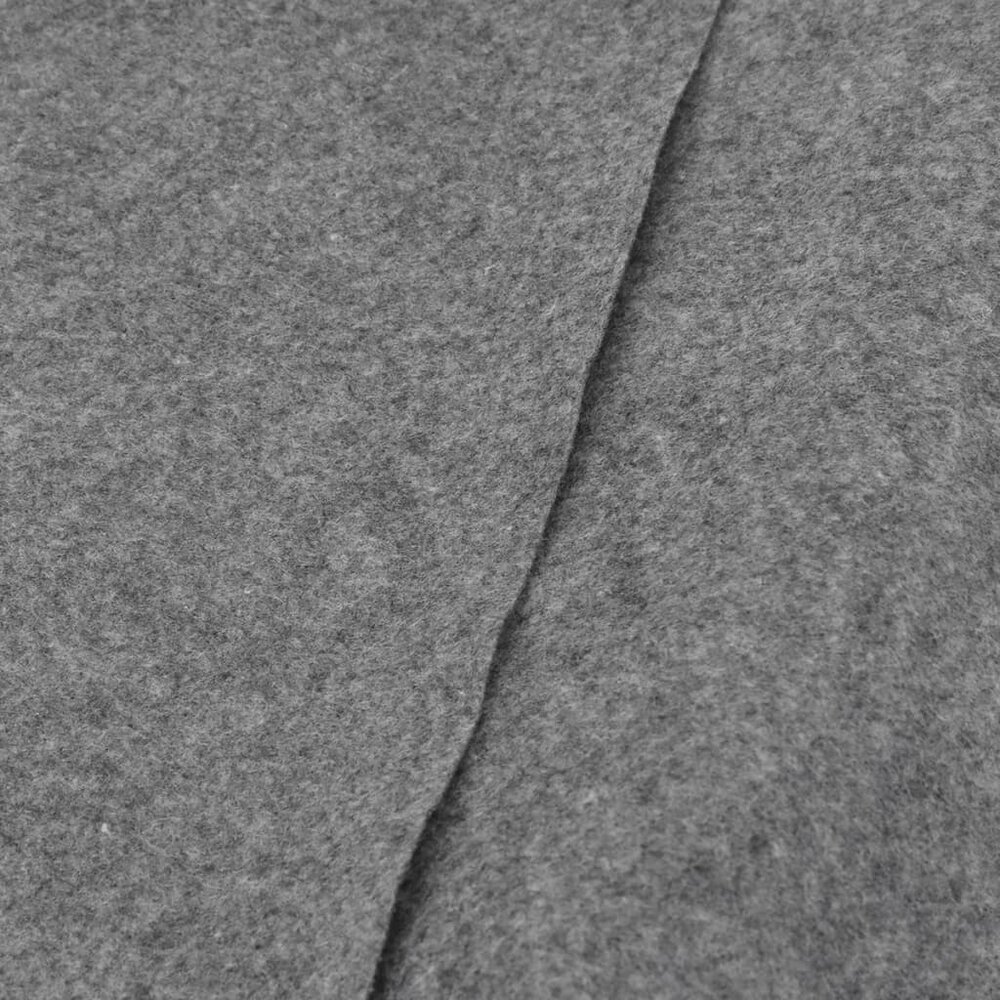Zwembadgrondzeil &Oslash;550 cm polyester geotextiel lichtgrijs