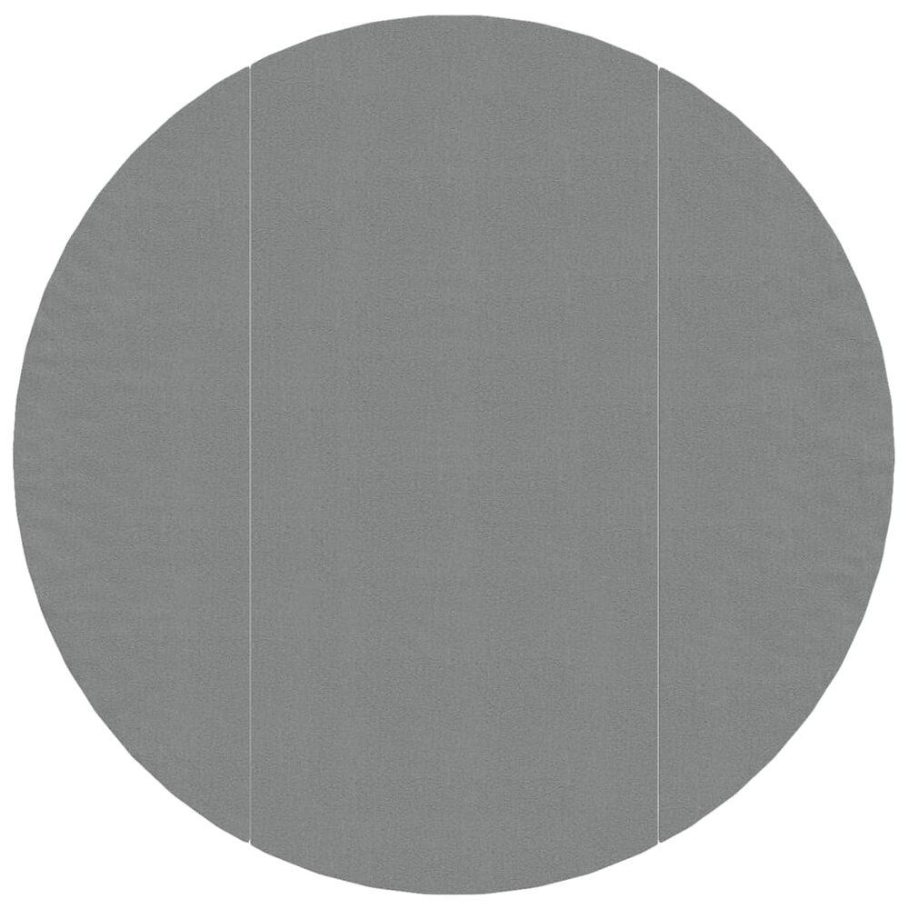 Zwembadgrondzeil &Oslash;306 cm polyester geotextiel lichtgrijs