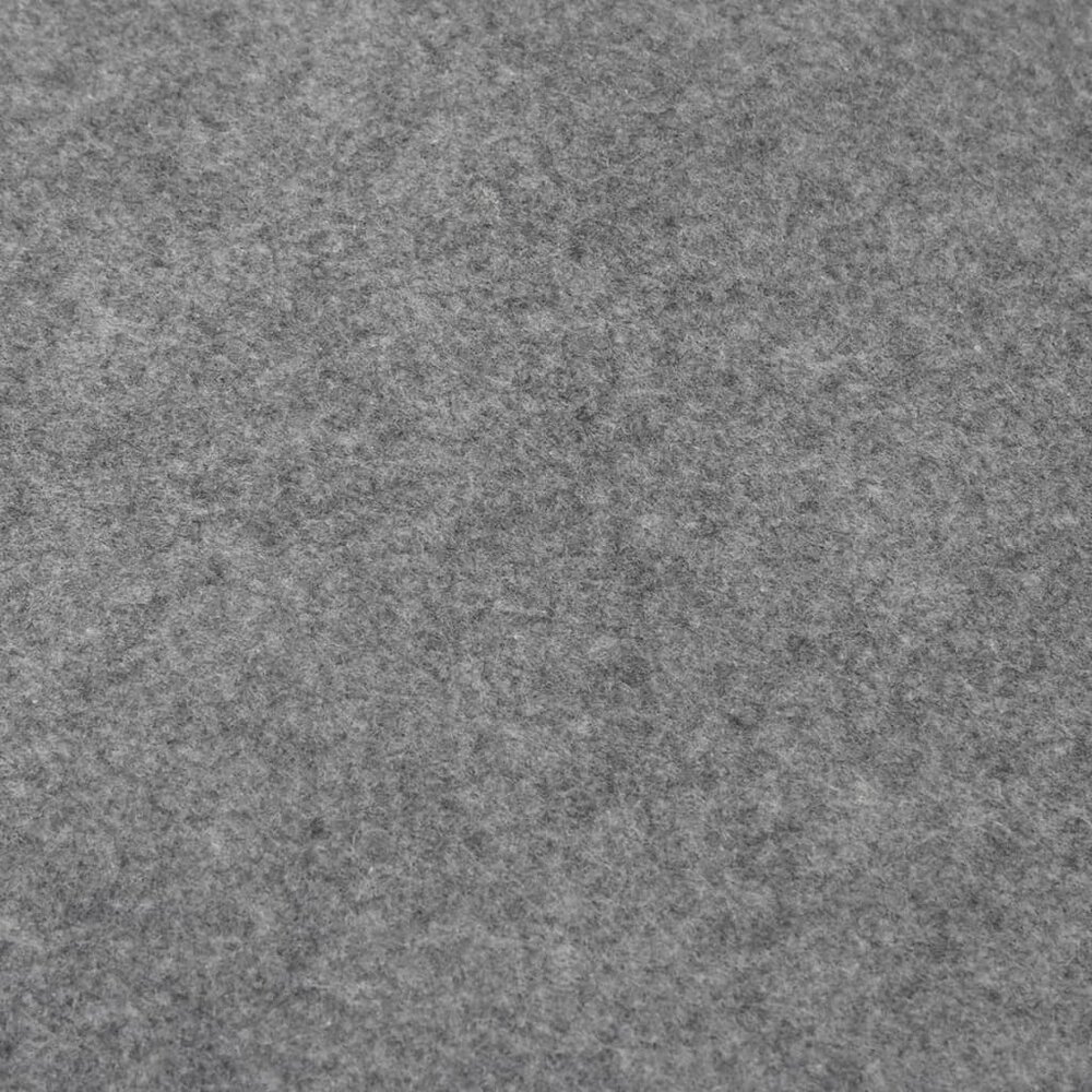 Zwembadgrondzeil &Oslash;306 cm polyester geotextiel lichtgrijs