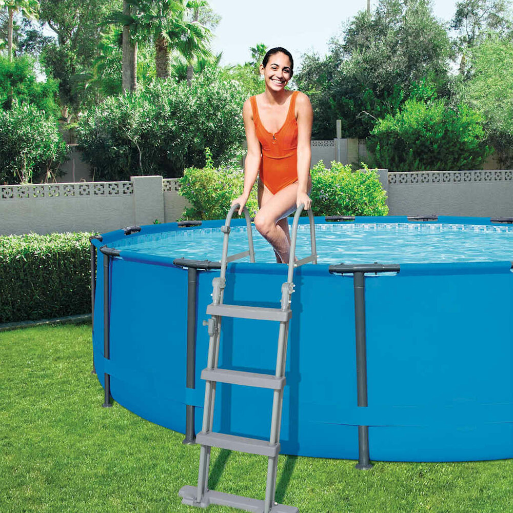 Bestway Flowclear Zwembadladder 4 treden 122 cm 58331