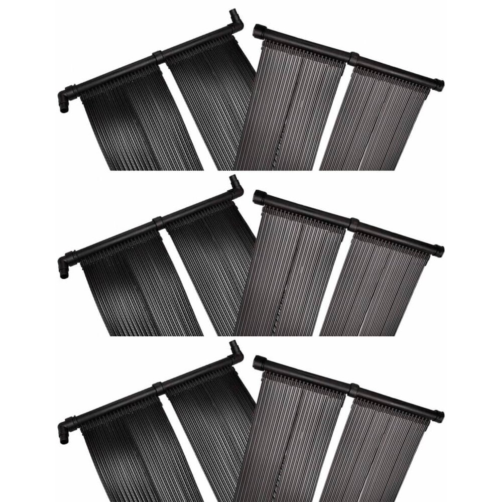 Solarverwarmingspanelen voor zwembad 6 st 80x620 cm