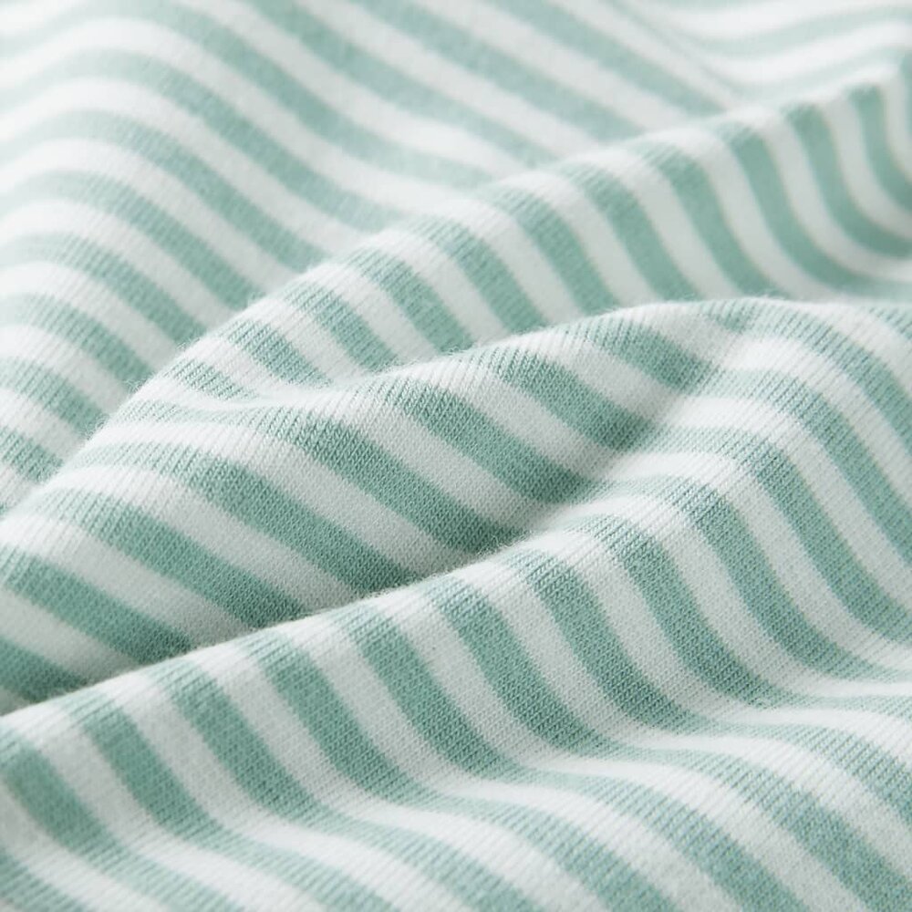 Kinderjurk met ruches aan de mouwen 128 mintkleurig