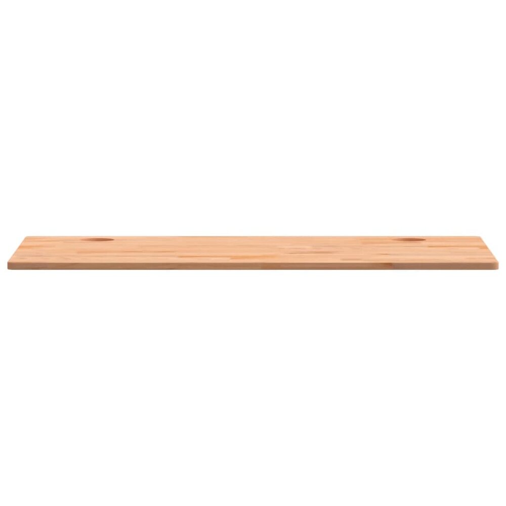 Bureaublad 100x60x1,5 cm massief beukenhout